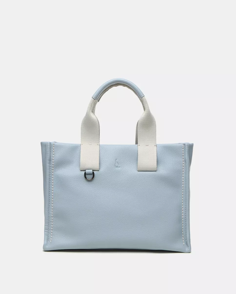 Abbacino - Bolso De Mano Grande En Azul Con Cierre Cremallera Y Bandolera Extraíble. En Oferta Abbacino - Bolso De Mano Grande En Azul Con Cierre Cremallera Y Bandolera Extraíble. Barato
