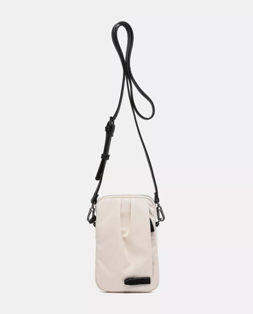 Abbacino - Bolso Para Móvil Realizado En Materiales Reciclados Beige barato