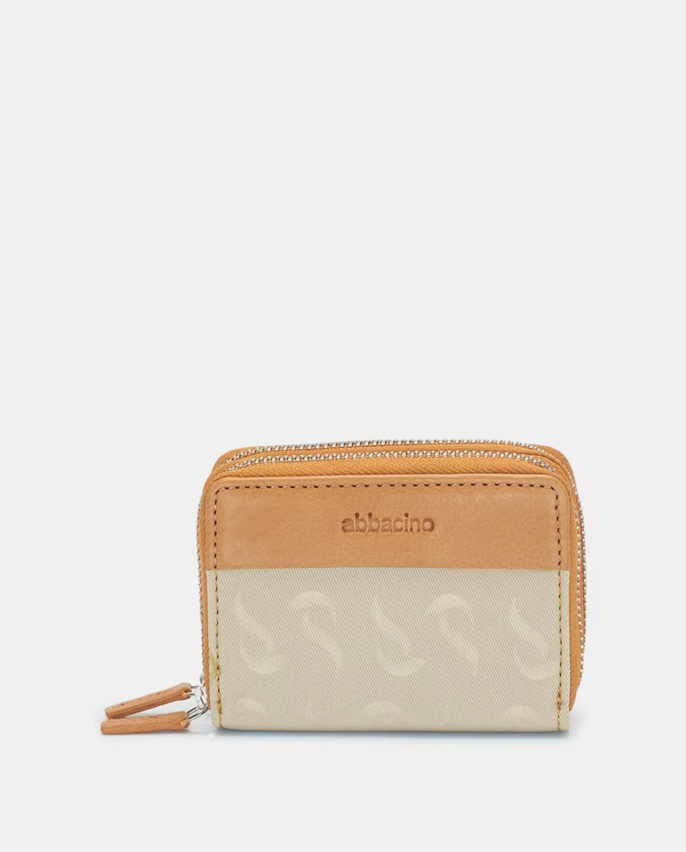 Abbacino - Cartera Pequeña De Mujer De Piel Y Nylon Color Camel barato