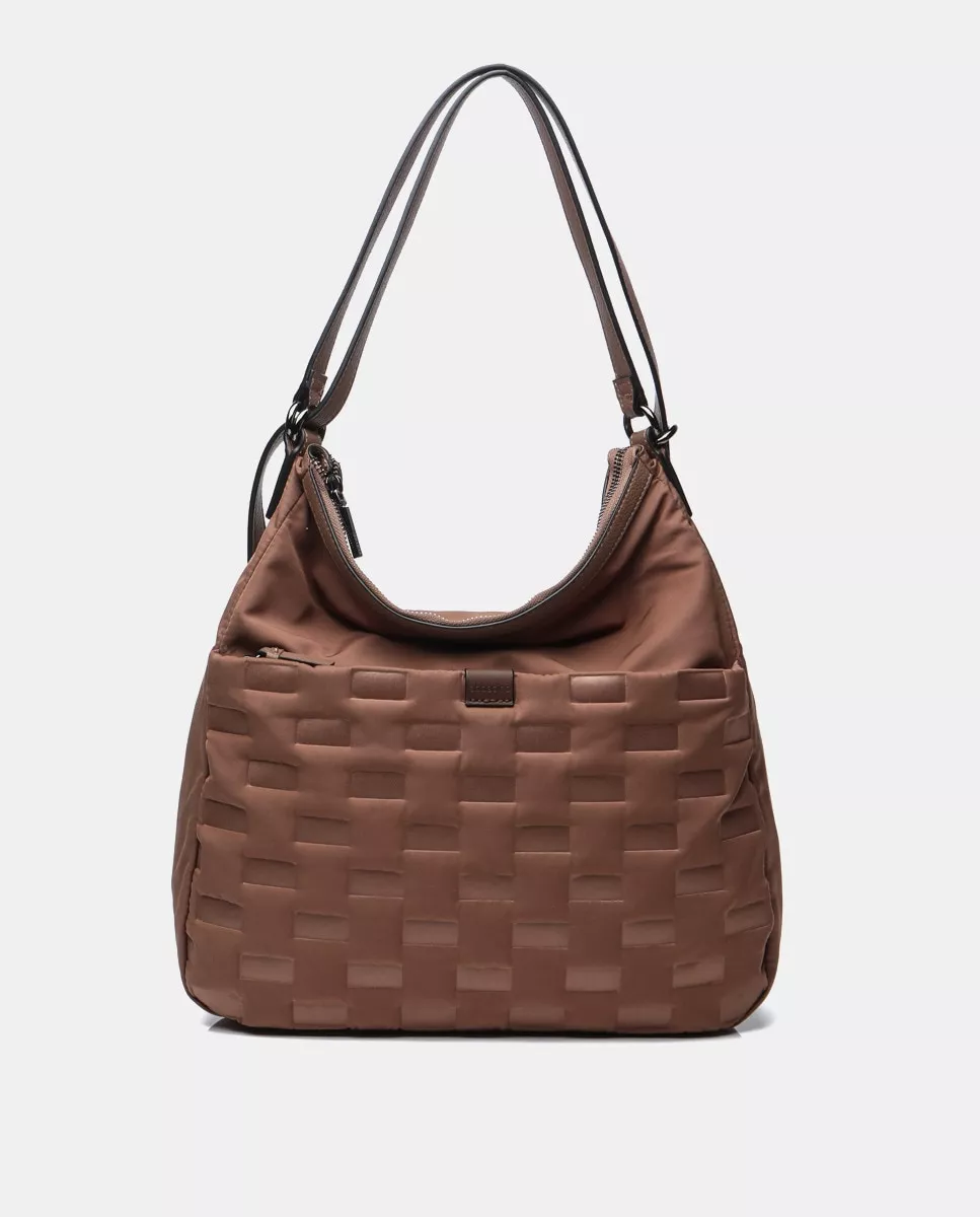 Abbacino - Hobo De Nylon Acolchado En Topo Convertible En Mochila barato