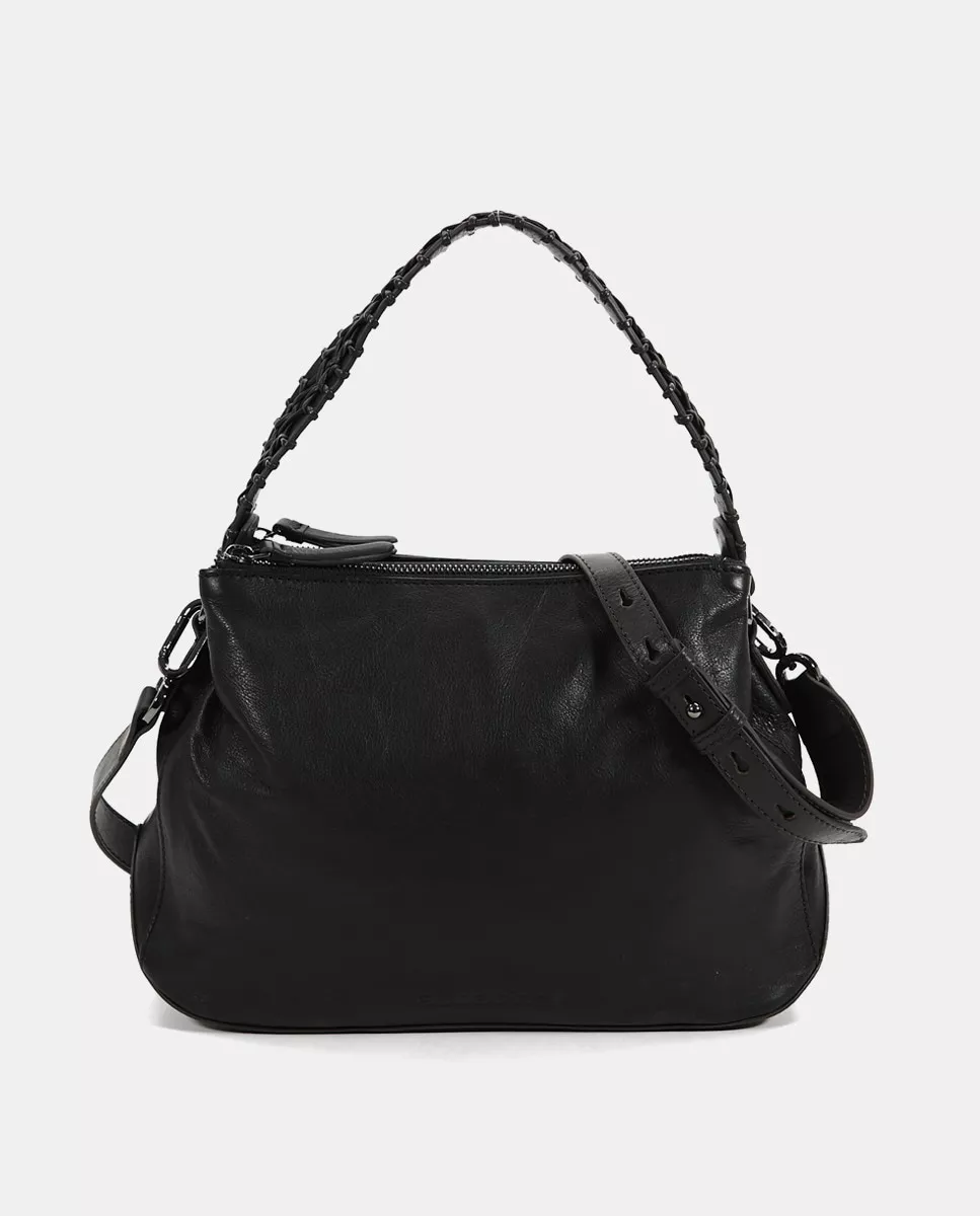 Abbacino - Hobo Pequeño De Piel En Negro Con Asa Larga En Oferta Abbacino - Hobo Pequeño De Piel En Negro Con Asa Larga Barato