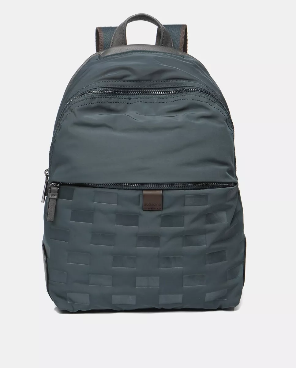 Abbacino - Mochila De Nylon Acolchado En Azul Con Cremallera En Oferta Abbacino - Mochila De Nylon Acolchado En Azul Con Cremallera Barato