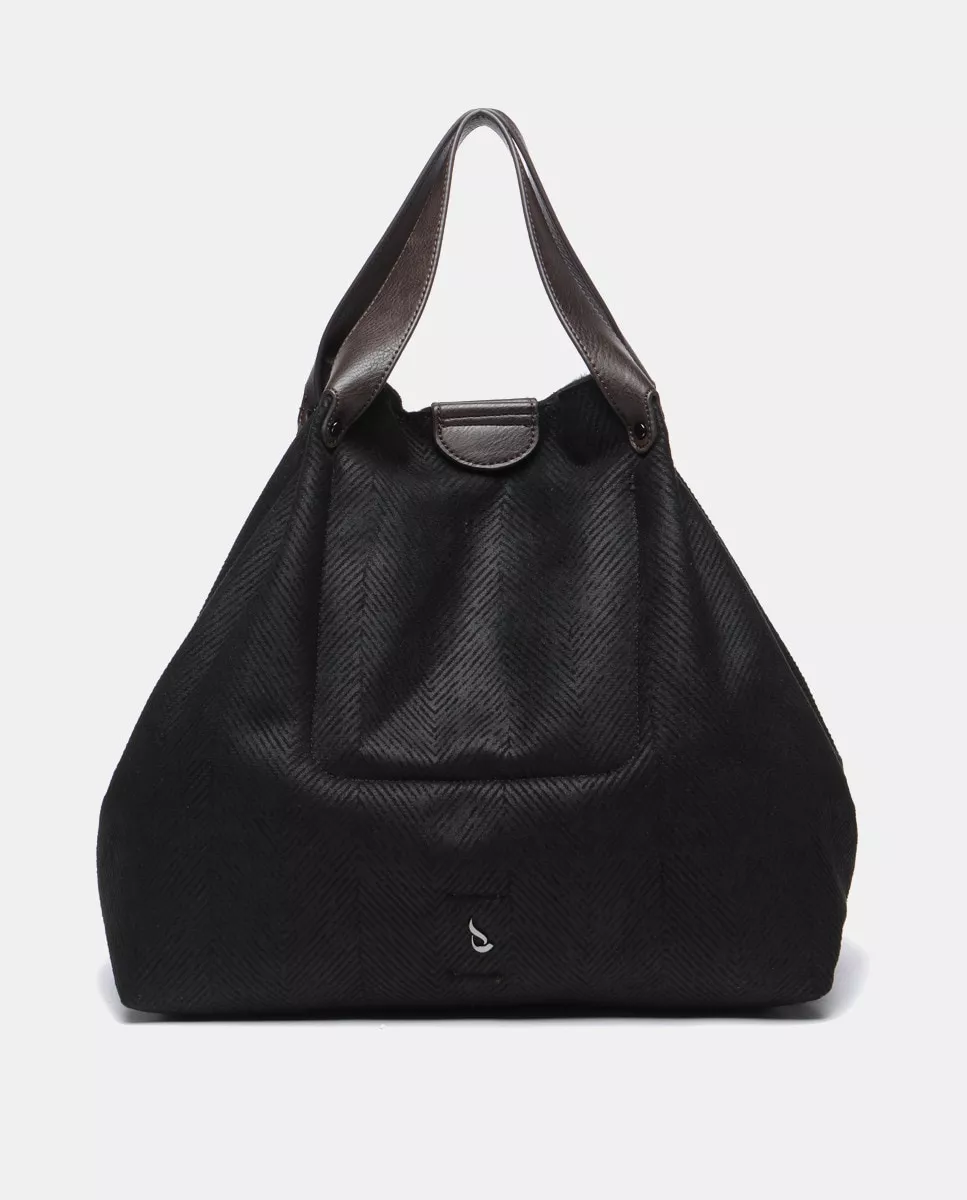 Abbacino - Shopper Grande En Negro Con Cierre De Cremallera En Oferta Abbacino - Shopper Grande En Negro Con Cierre De Cremallera Barato