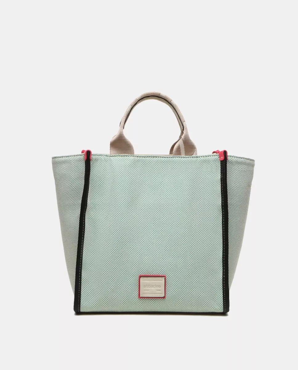 Abbacino - Shopper Grande En Verde Con Bandolera Extraíble Y Cierre Cremallera barato