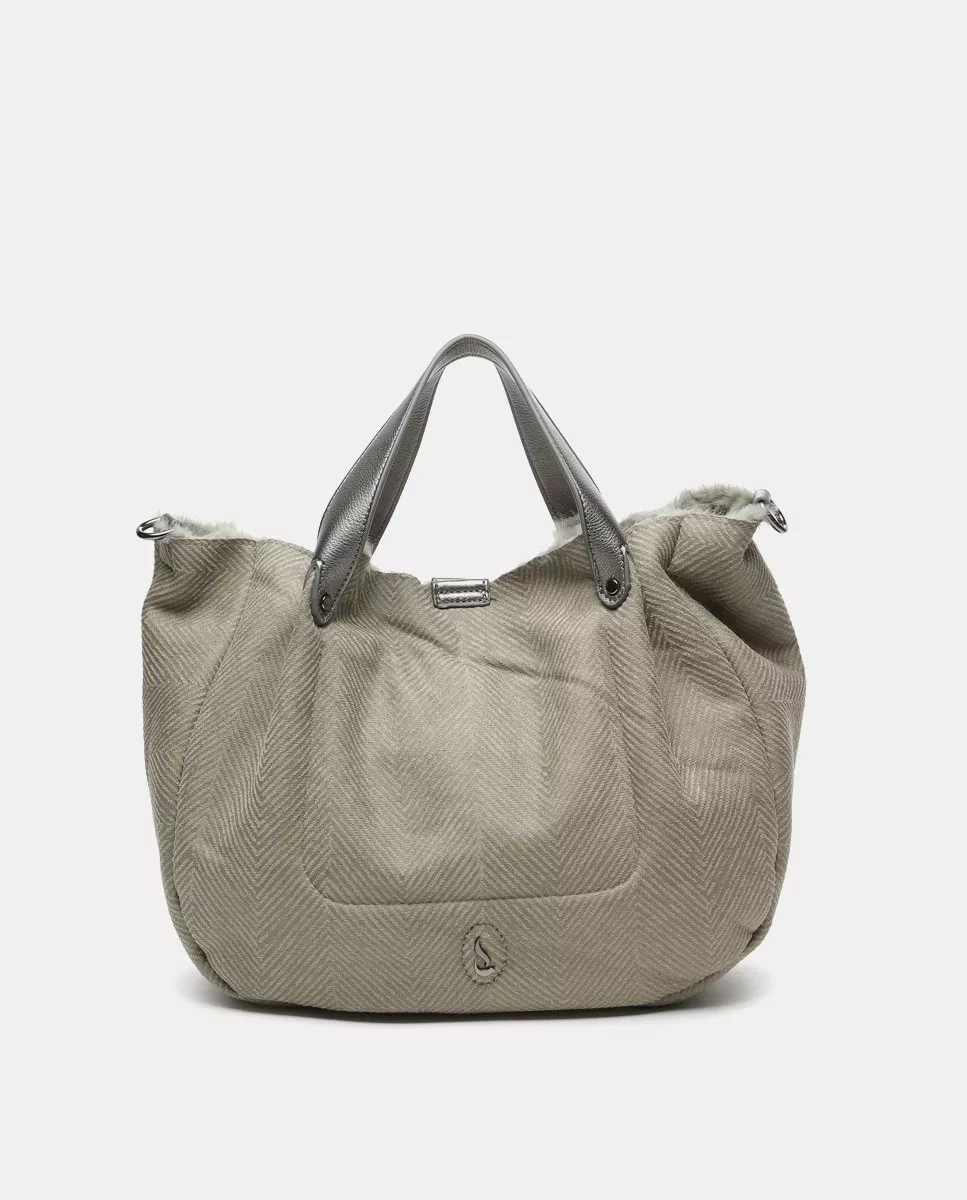 Abbacino - Shopper Pequeño En Verde Con Bandolera Extraíble En Oferta Abbacino - Shopper Pequeño En Verde Con Bandolera Extraíble Barato