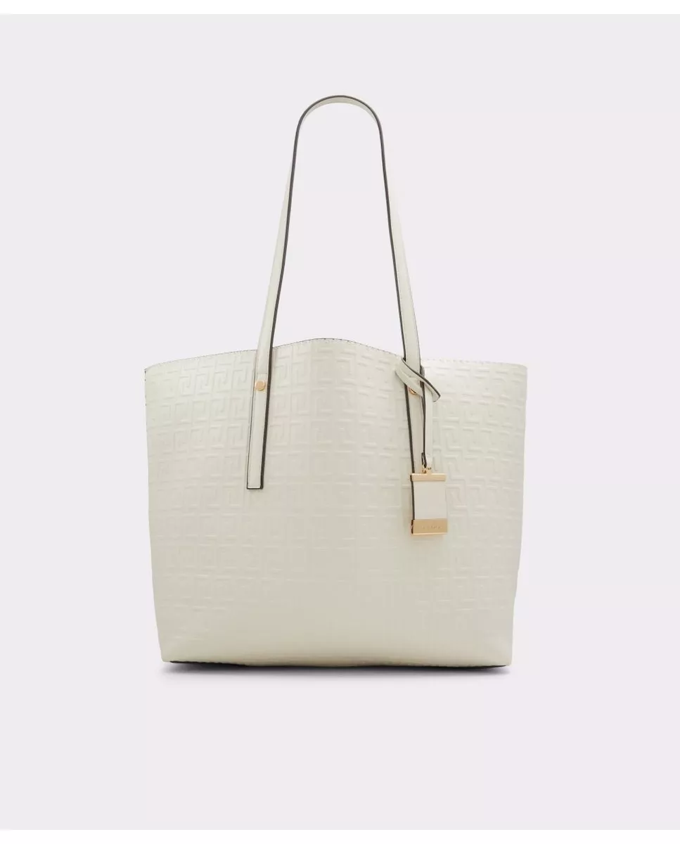 Aldo - Bolso De Hombro En Color Natural Con Cierre Abierto barato