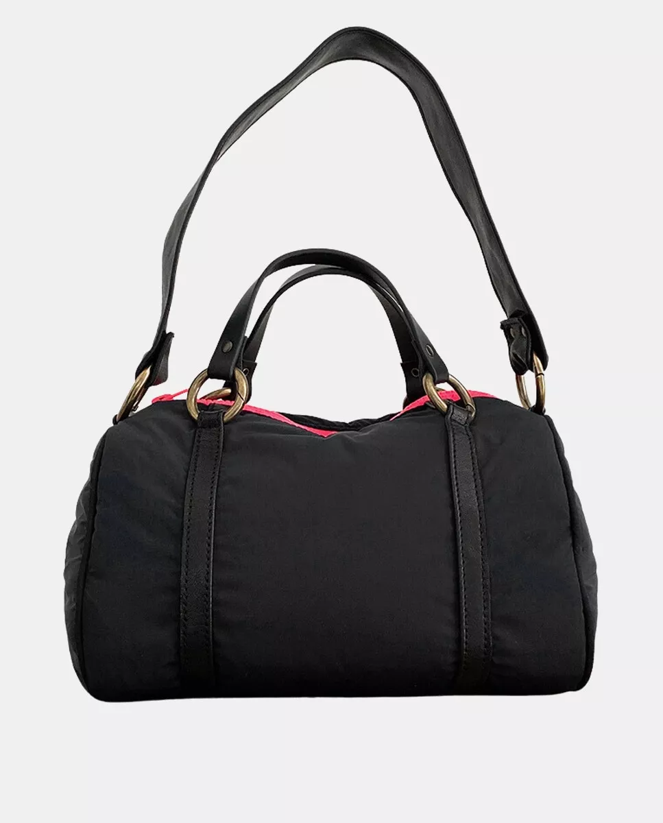 Allwelove - Bolso De Mano Varsovia Oyambre De Nylon Reciclado En Negro En Oferta Allwelove - Bolso De Mano Varsovia Oyambre De Nylon Reciclado En Negro Barato