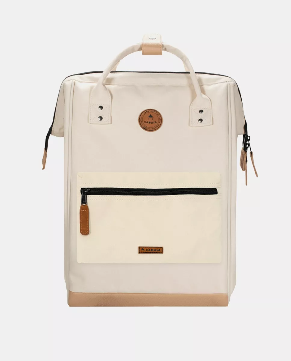 Cabaia - Mochila Cap Town Medium De Poliéster Reciclado En Crema barato