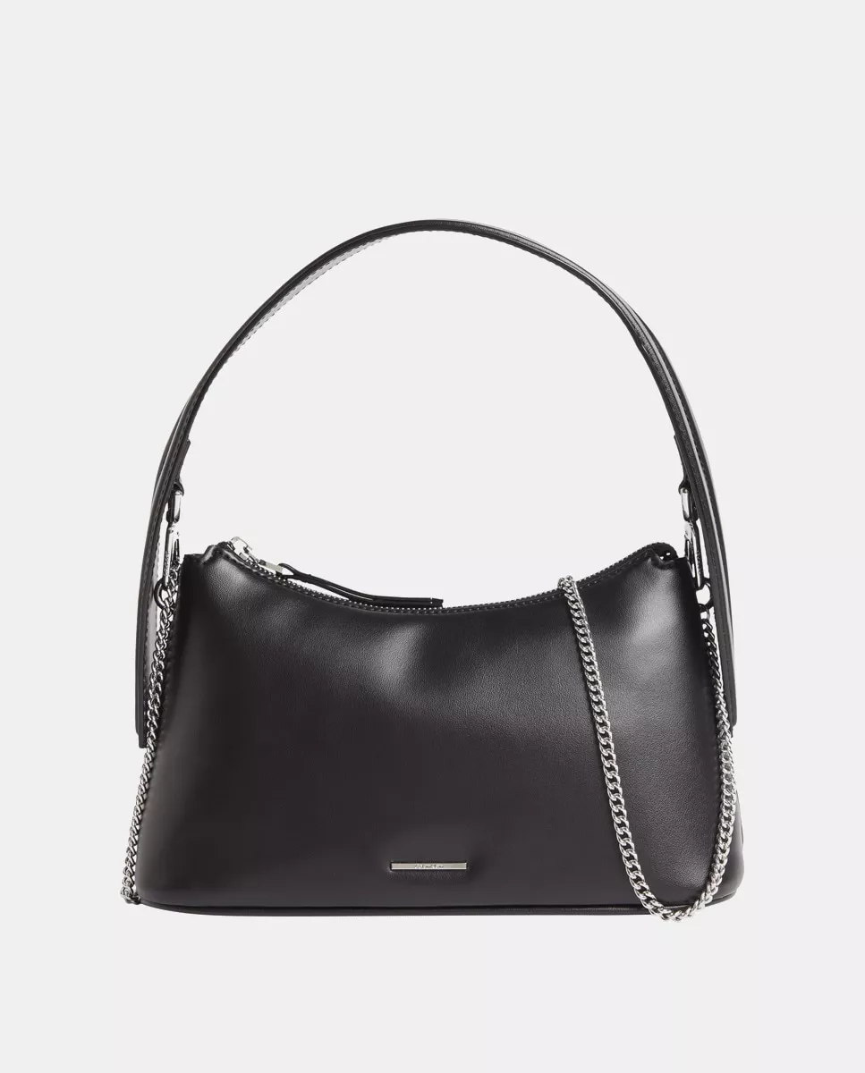 Calvin Klein - Bolso De Mano Pequeño En Negro Con Cremallera barato