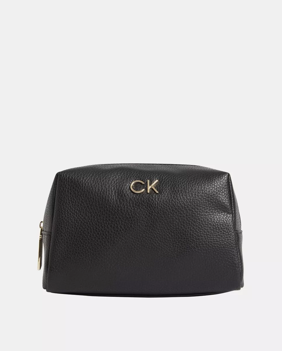 Calvin Klein - Neceser En Negro Con Cremallera barato