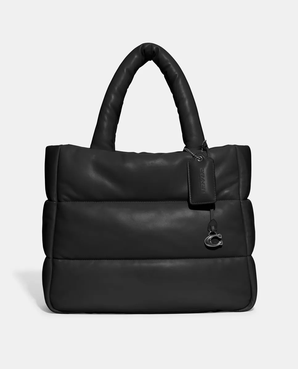 Coach - Bolso De Hombro Tipo Shoper Pillow Tote Negro barato