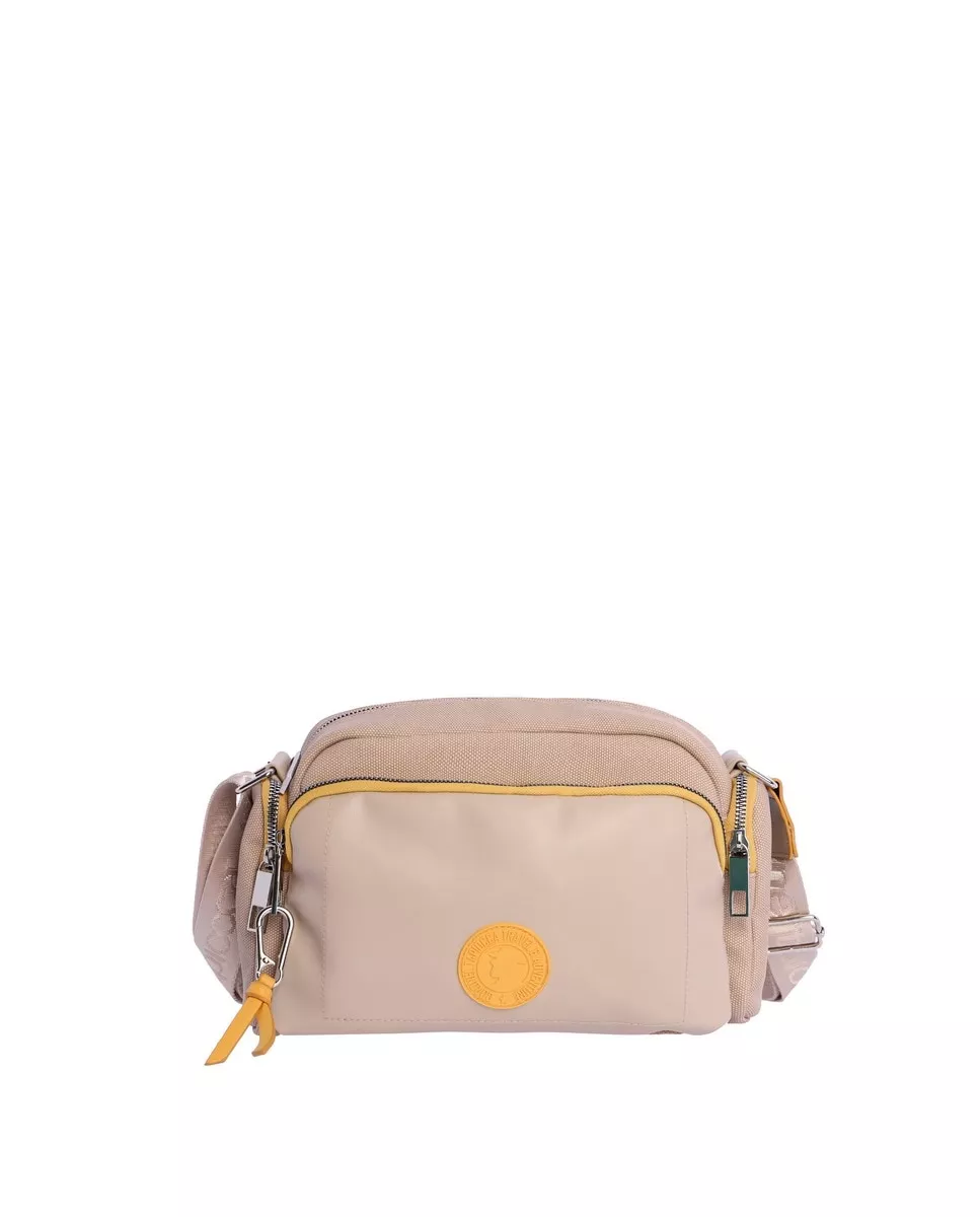 Coronel Tapiocca - Bandolera De Mujer Modelo Petunia Color Camel Con Cremallera barato