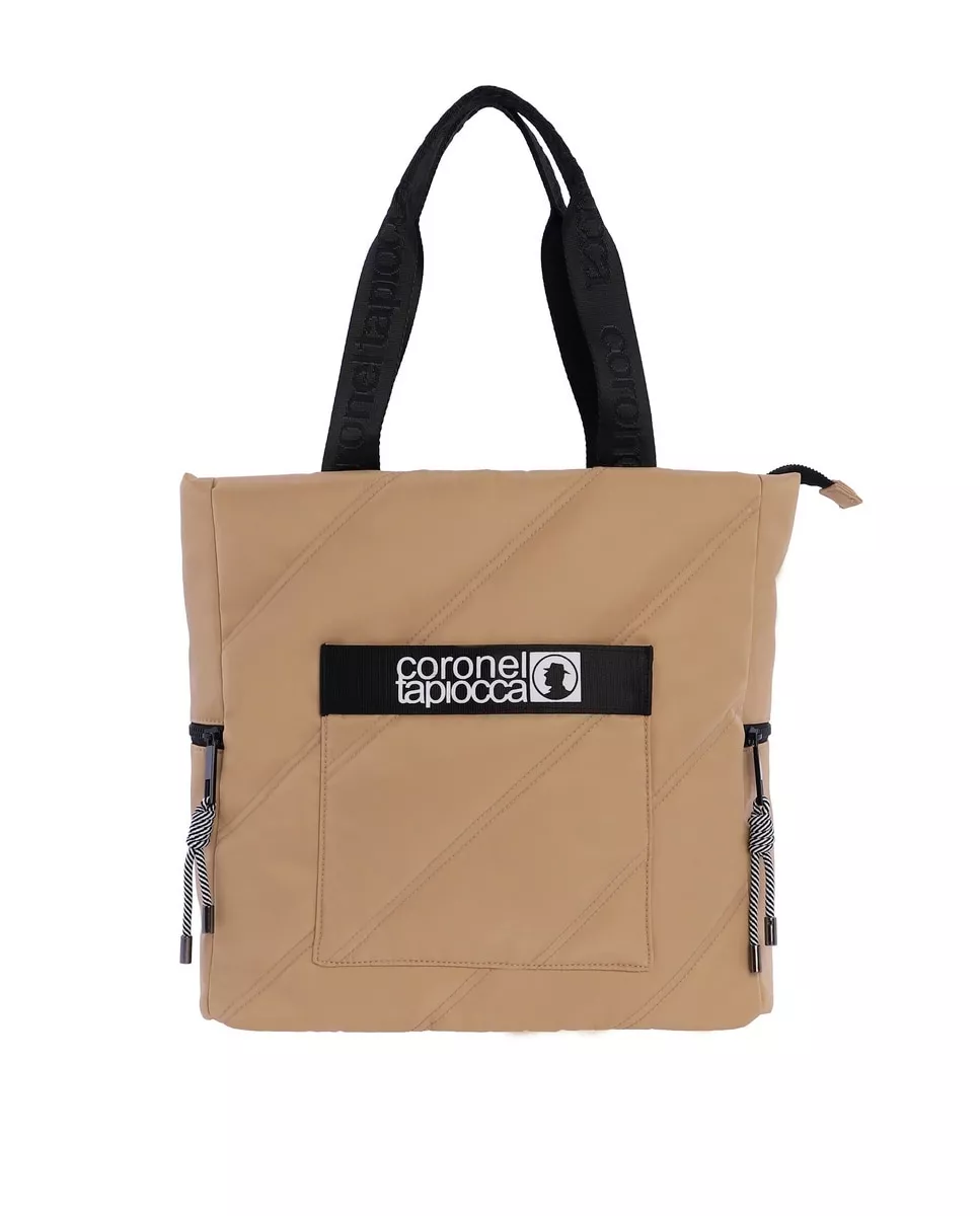 Coronel Tapiocca - Bolso De Hombro Modelo Petra Color Beige Con Cremallera barato
