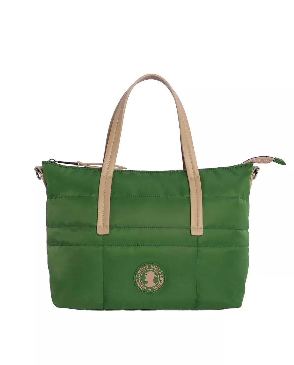Coronel Tapiocca - Bolso De Hombro Modelo Piera Color Verde Con Cremallera barato