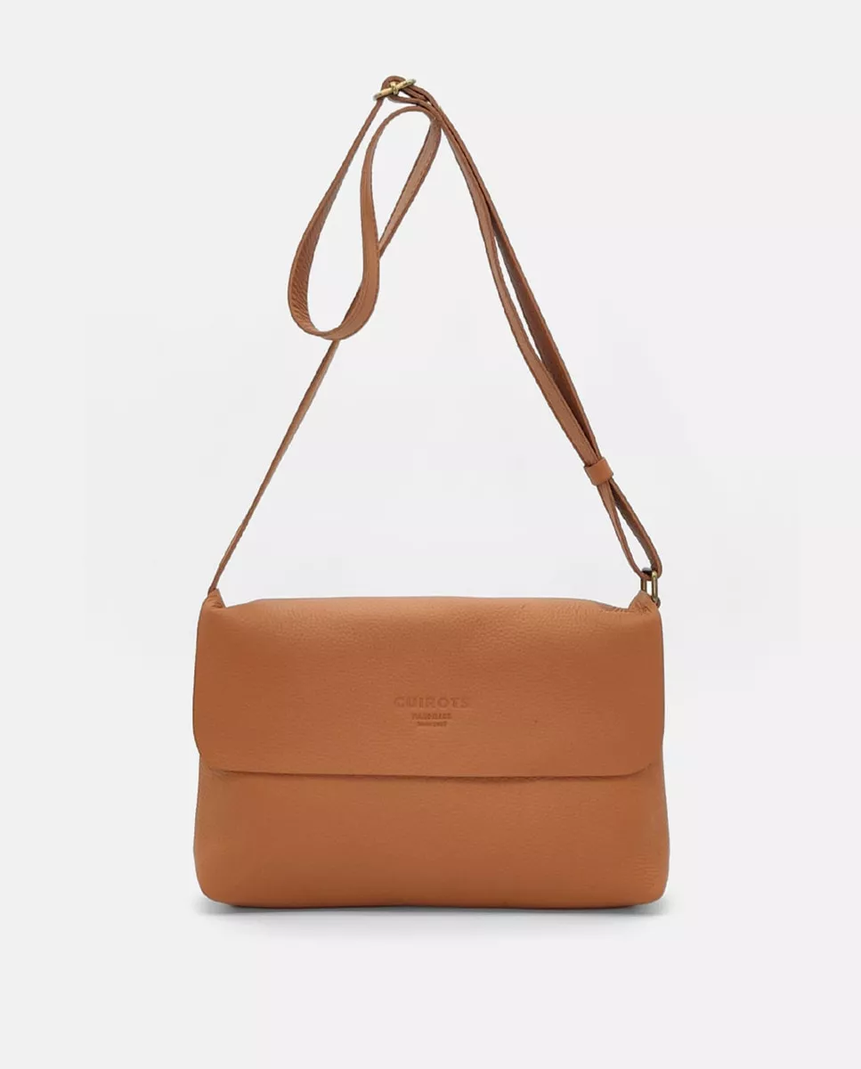 Cuirot´s - Bandolera De Piel En Marrón Con Solapa barato