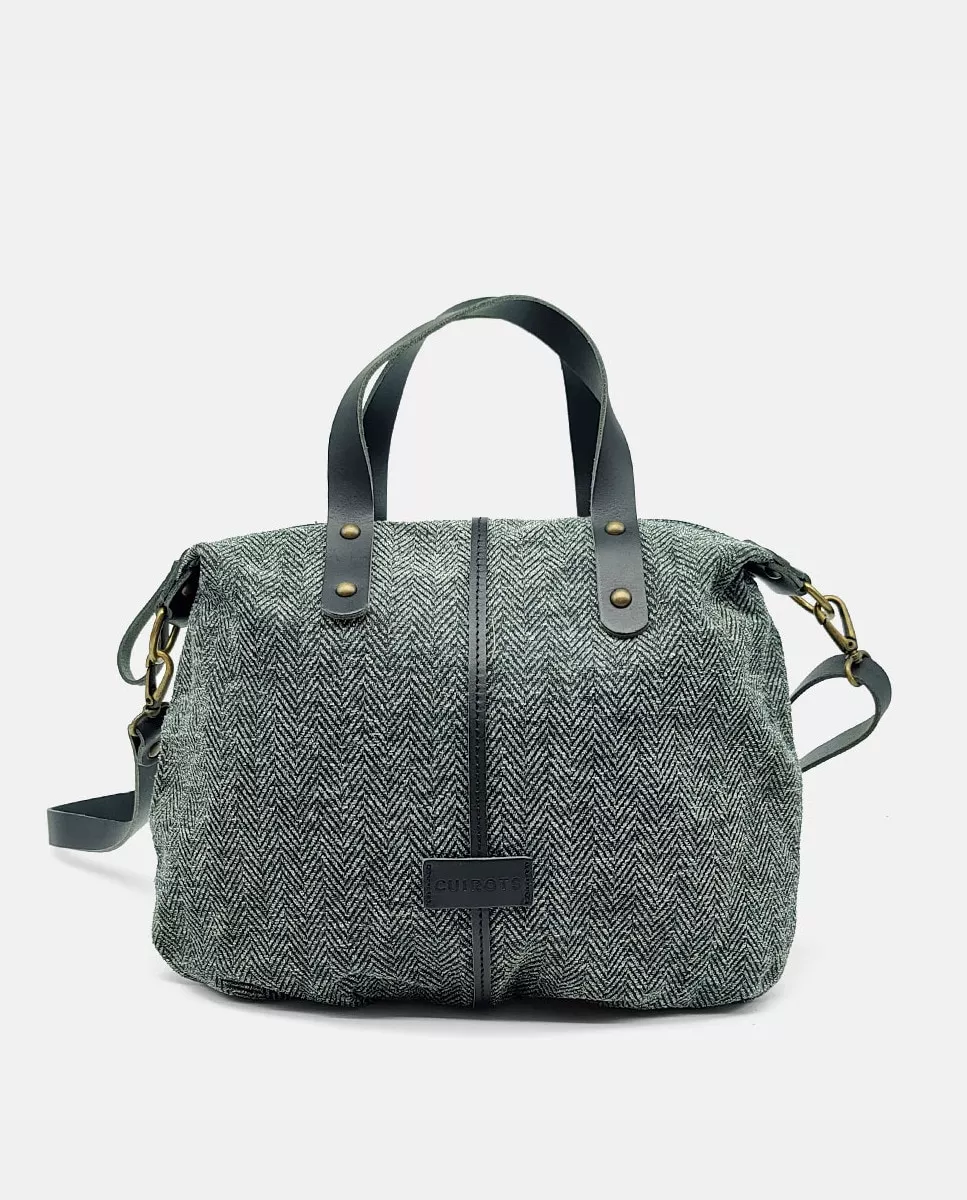 Cuirot´s - Bolso De Hombro Espigot De Lana De Espigas En Color Gris barato