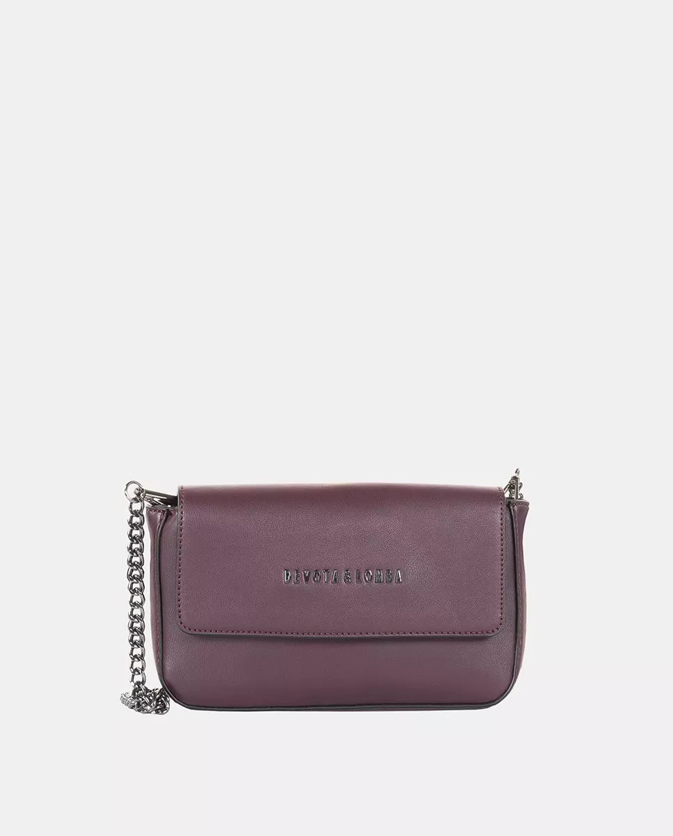 Devota & Lomba - Bandolera De Mujer Color Morado Con Cremallera barato