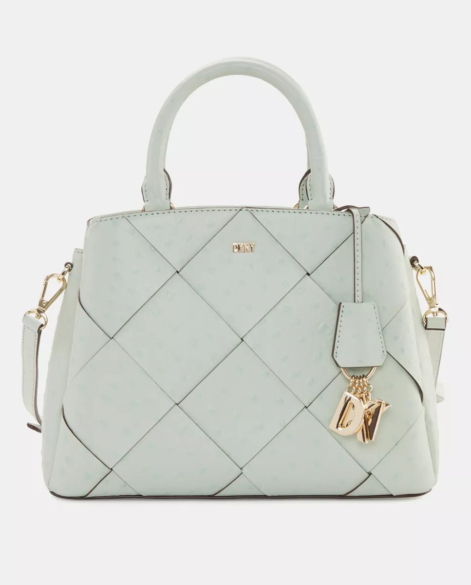 Dkny - Bolso De Mano Mediano De Piel En Verde Claro Con Bandolera Extraíble barato