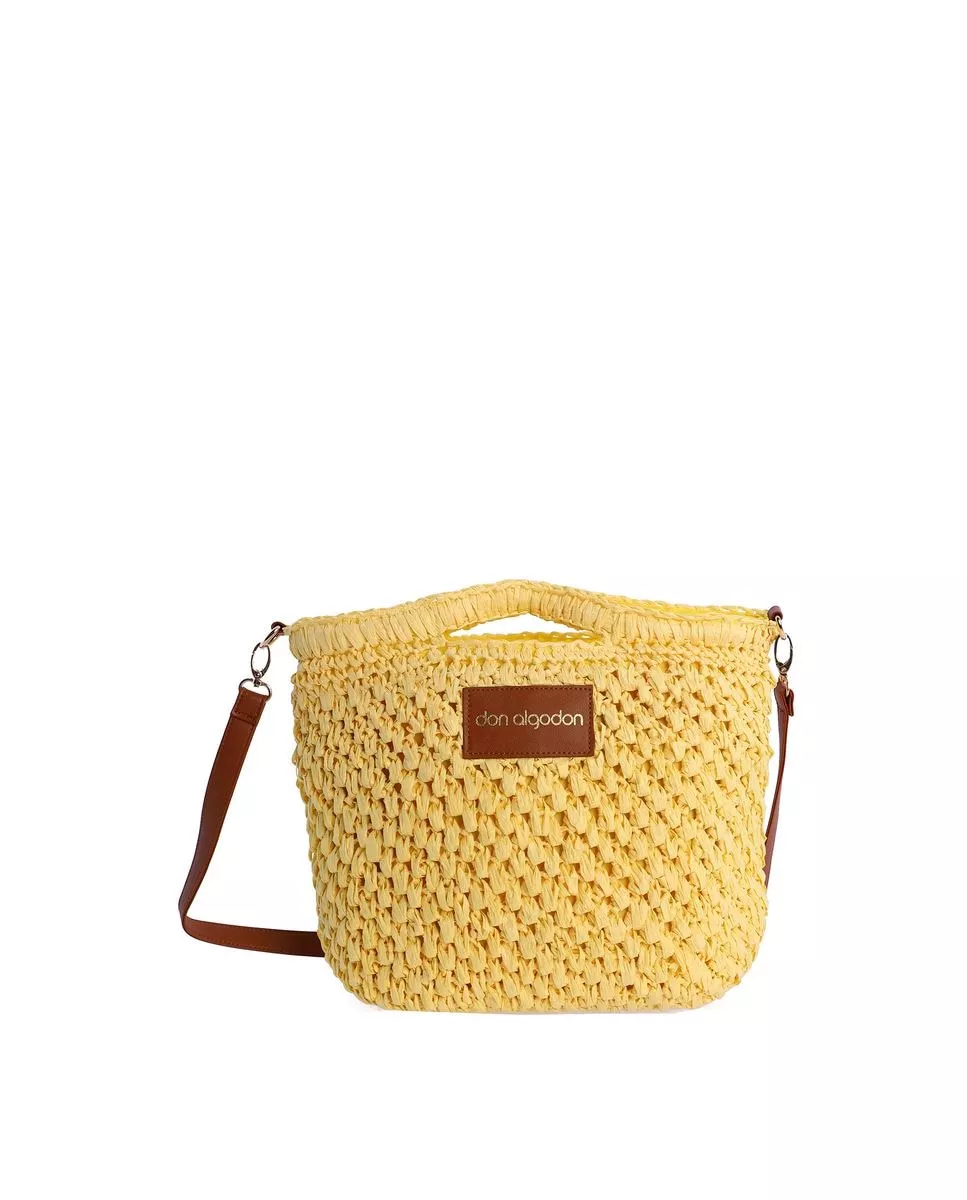 Don Algodón - Bandolera De Mujer Amarilla Con Cremallera barato