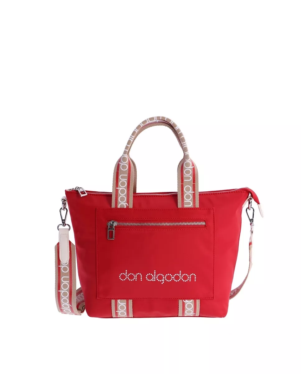 Don Algodón - Bolso De Mano Mirinda Rojo Con Cremallera En Oferta Don Algodón - Bolso De Mano Mirinda Rojo Con Cremallera Barato