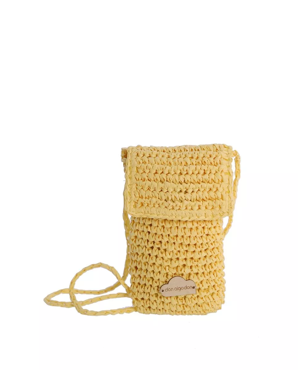 Don Algodón - Bolso Para Móvil Amarillo Con Cremallera En Oferta Don Algodón - Bolso Para Móvil Amarillo Con Cremallera Barato