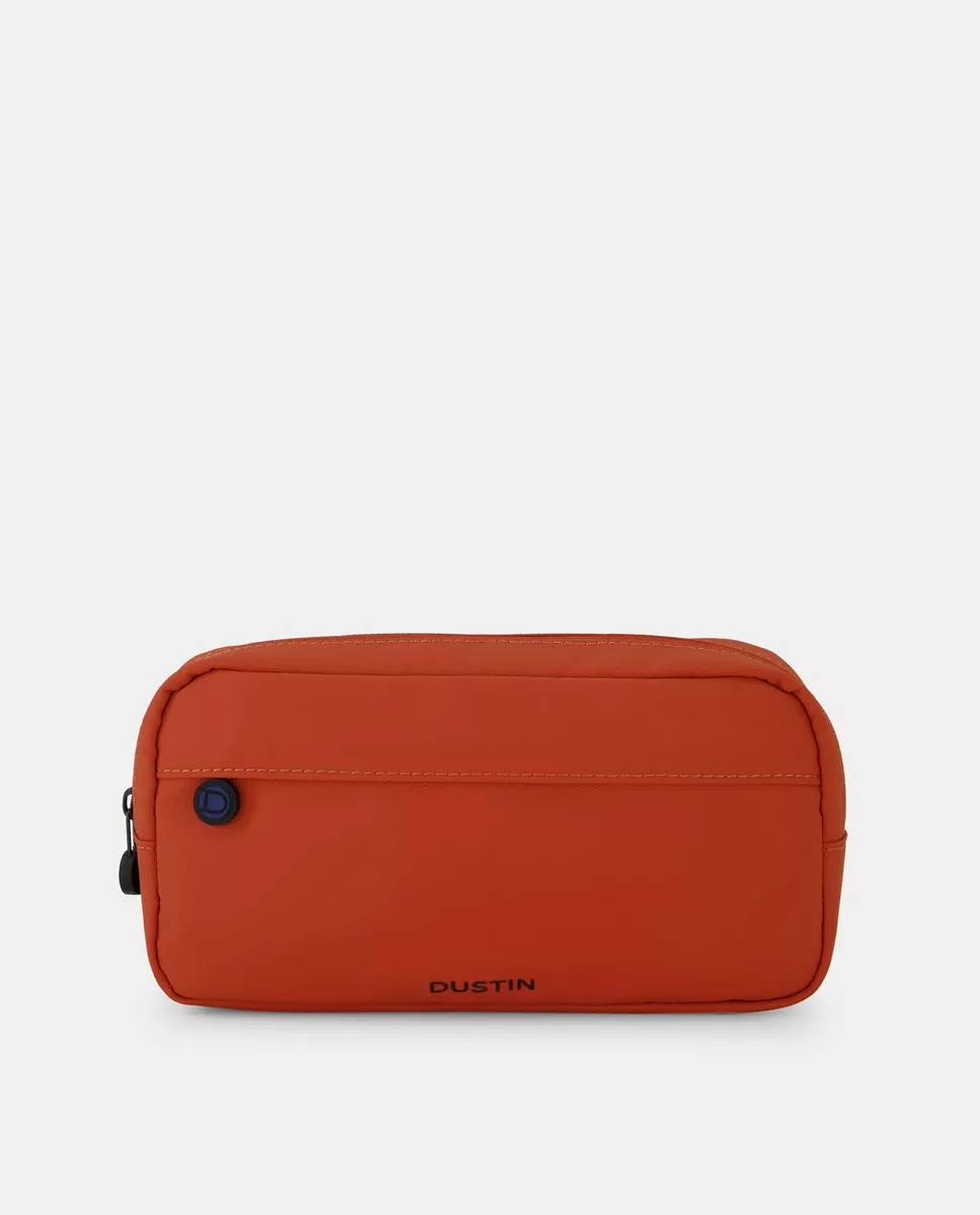 Dustin - Neceser Grande En Naranja Con Bolsillo Frontal barato