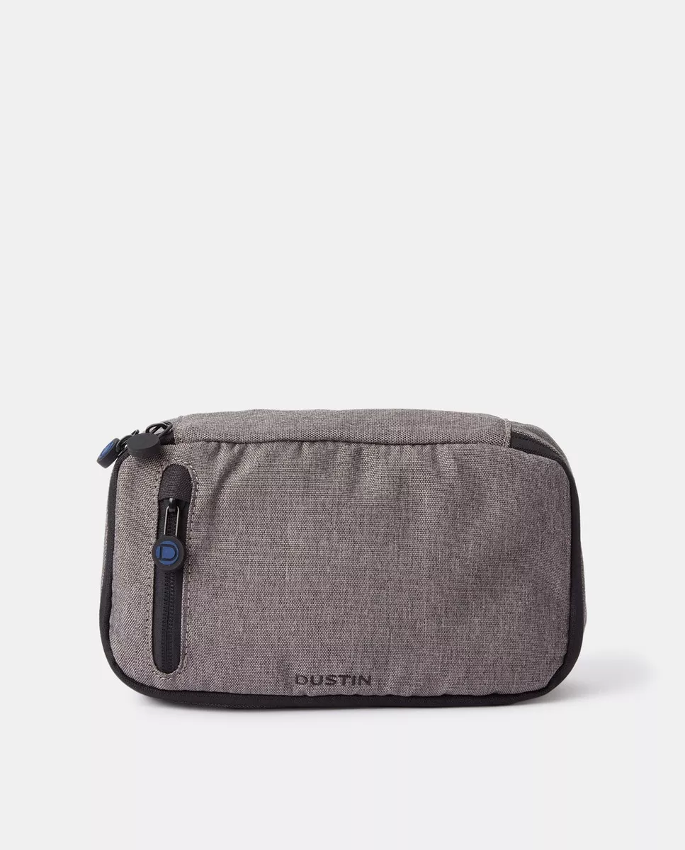 Dustin - Neceser Mediano De Poliéster Reciclado En Gris Con Compartimentos Interiores En Oferta Dustin - Neceser Mediano De Poliéster Reciclado En Gris Con Compartimentos Interiores Barato