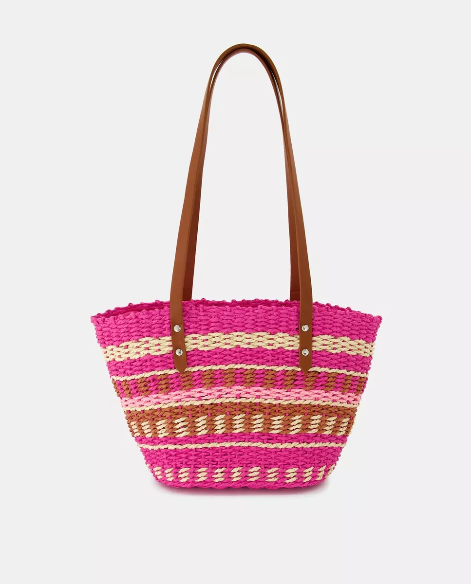 Easy Wear - Capazo Rafia Multicolor barato