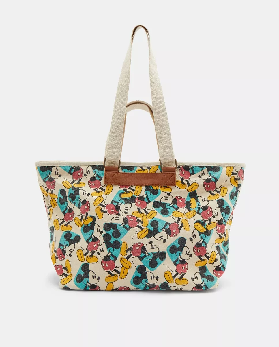 Easy Wear - Shopper Cremallera Algodón Mickey barato