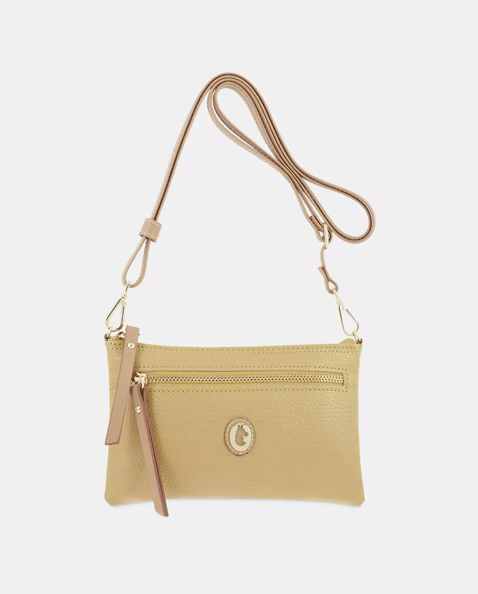 El Potro - Bolso Para Móvil De Piel En Mostaza Con Bolsillo Exterior En Oferta El Potro - Bolso Para Móvil De Piel En Mostaza Con Bolsillo Exterior Barato