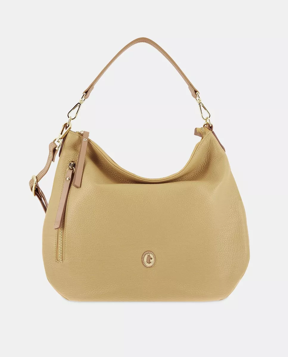 El Potro - Hobo De Piel En Mostaza Con Bolsillo Exterior Vertical En Oferta El Potro - Hobo De Piel En Mostaza Con Bolsillo Exterior Vertical Barato
