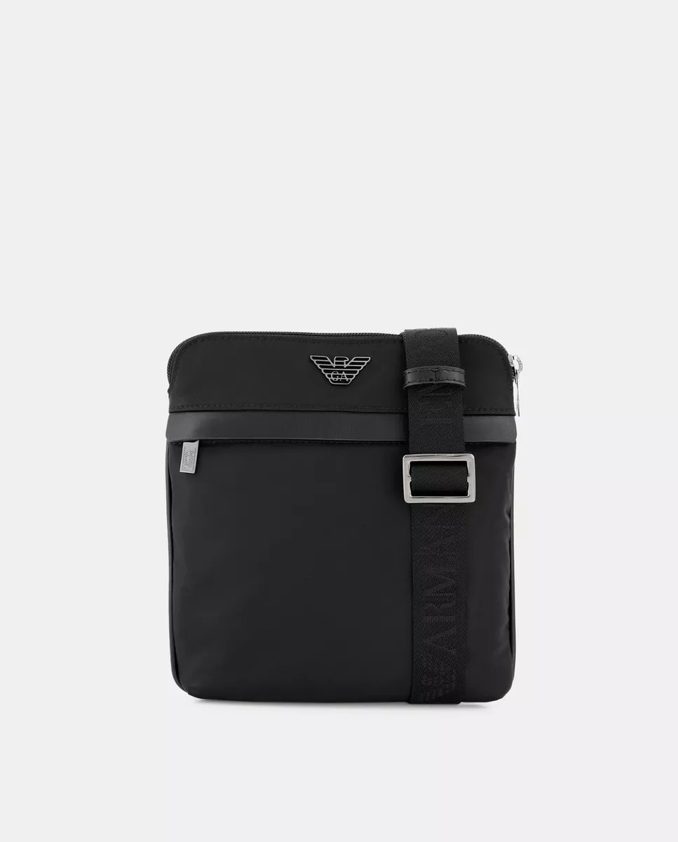 Emporio Armani - Bandolera De Hombre En Nylon Con Logo águila barato