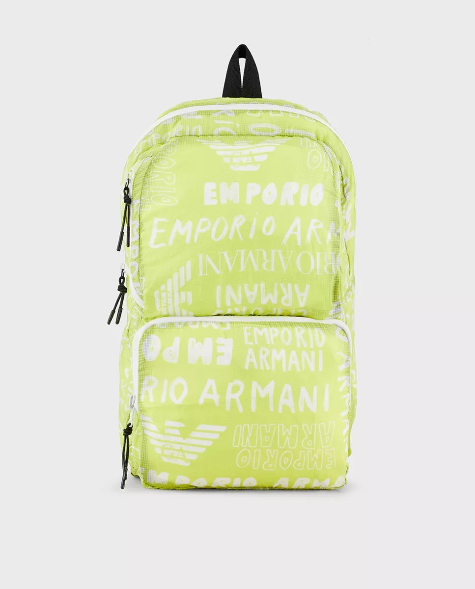 Emporio Armani - Mochila Unisex Con Logos barato