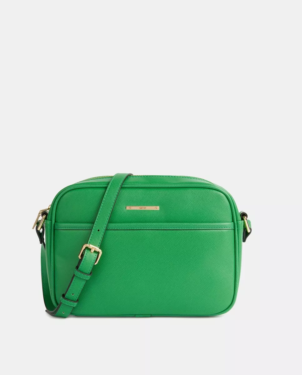 Geox - Bandolera Mini Celestye En Verde Claro Con Cremallera En Oferta Geox - Bandolera Mini Celestye En Verde Claro Con Cremallera Barato