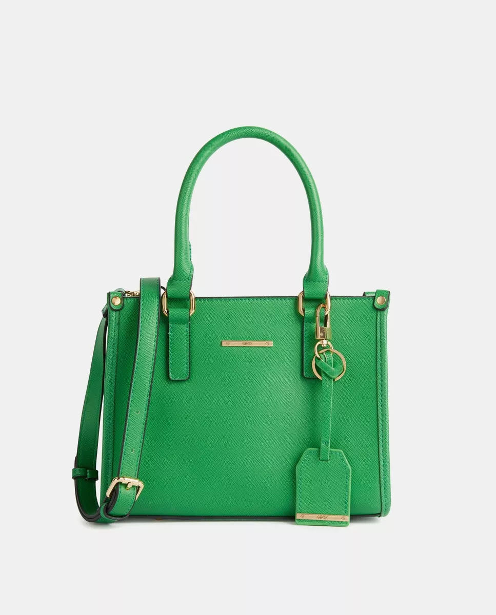 Geox - Bolso Shopper Mediano Ameris En Verde Claro Con Correa Ajustable En Oferta Geox - Bolso Shopper Mediano Ameris En Verde Claro Con Correa Ajustable Barato