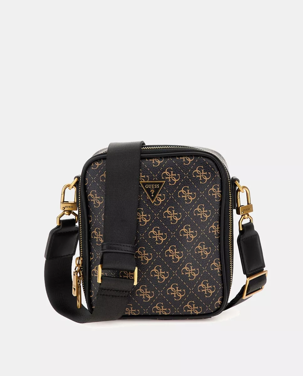 Guess - Bandolera Mini En Marrón Con Logo Y Cierre Cremallera En Oferta Guess - Bandolera Mini En Marrón Con Logo Y Cierre Cremallera Barato