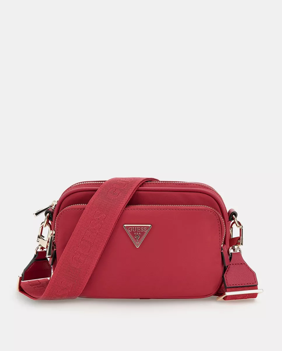 Guess - Bandolera Mini En Rojo Con Cierre Cremallera barato