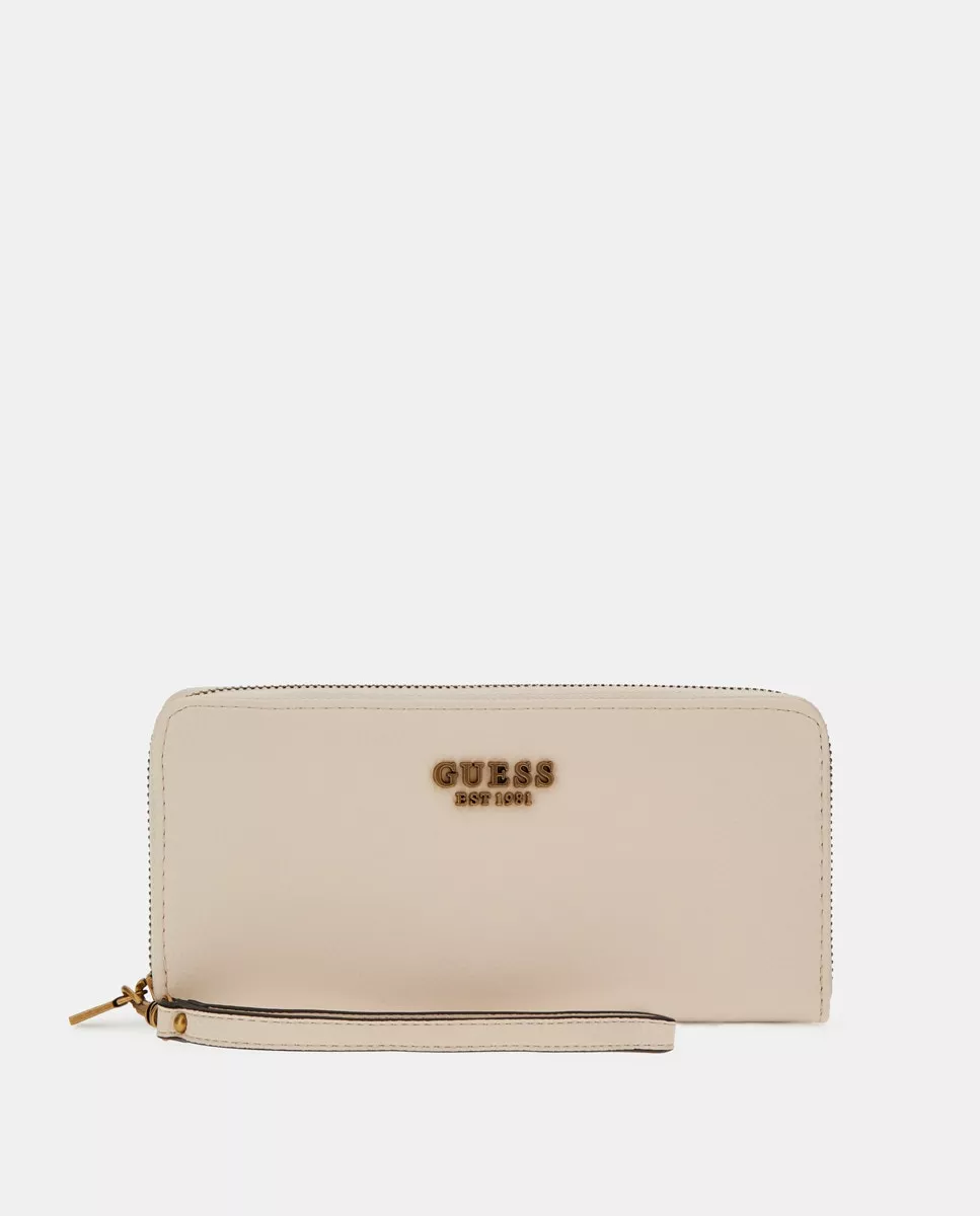 Guess - Cartera Grande Ginevra En Blanco Con Asa Corta En Oferta Guess - Cartera Grande Ginevra En Blanco Con Asa Corta Barato