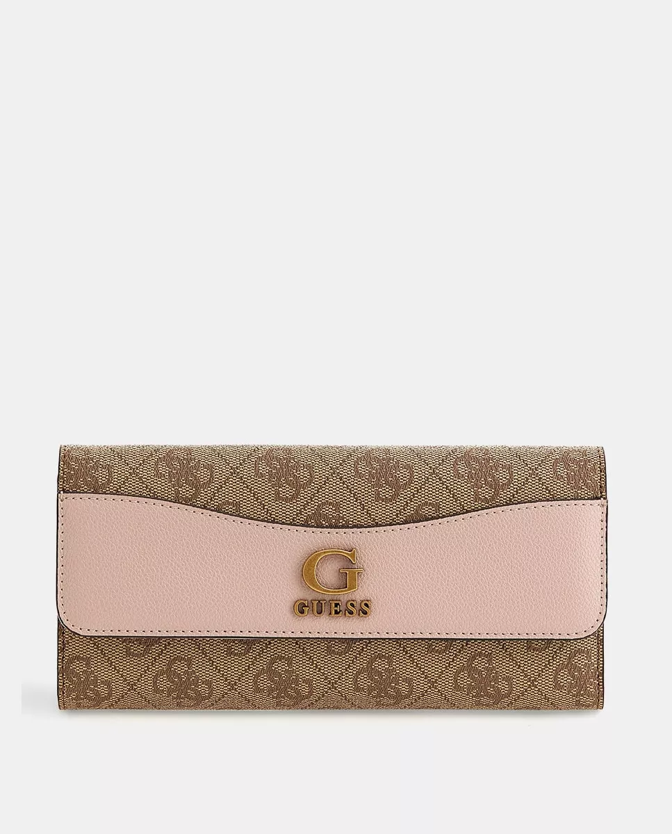 Guess - Cartera Grande Nell En Beige Con Cremallera barato