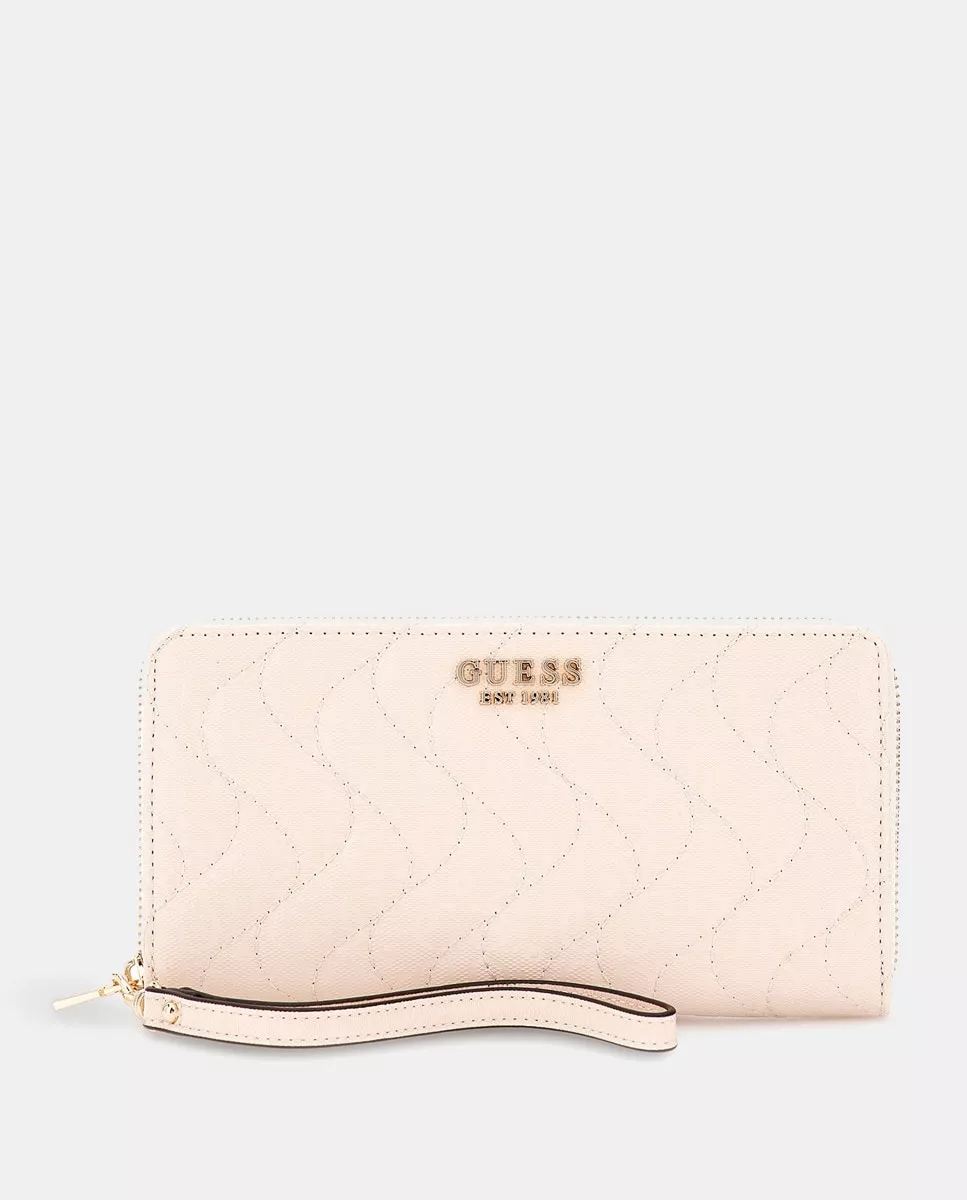 Guess - Cartera Grande Sasky En Natural Con Cremallera Y Asa Corta barato