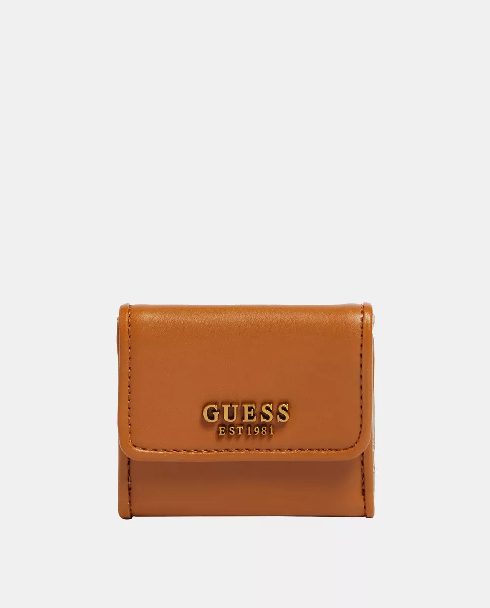 Guess - Cartera Pequeña Marrón Claro Con Solapa barato