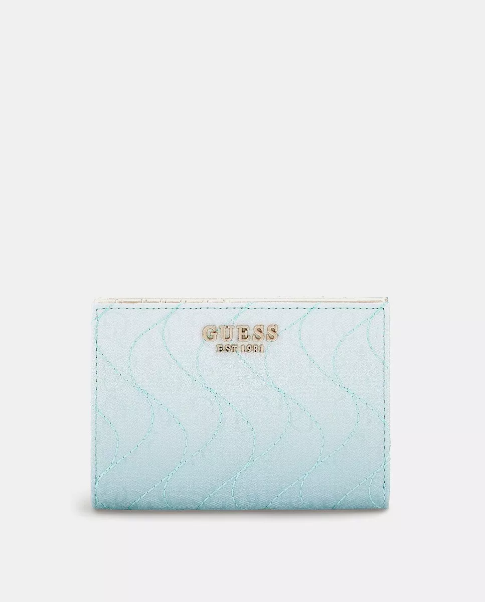 Guess - Cartera Pequeña Sasky En Azul Con Botón barato