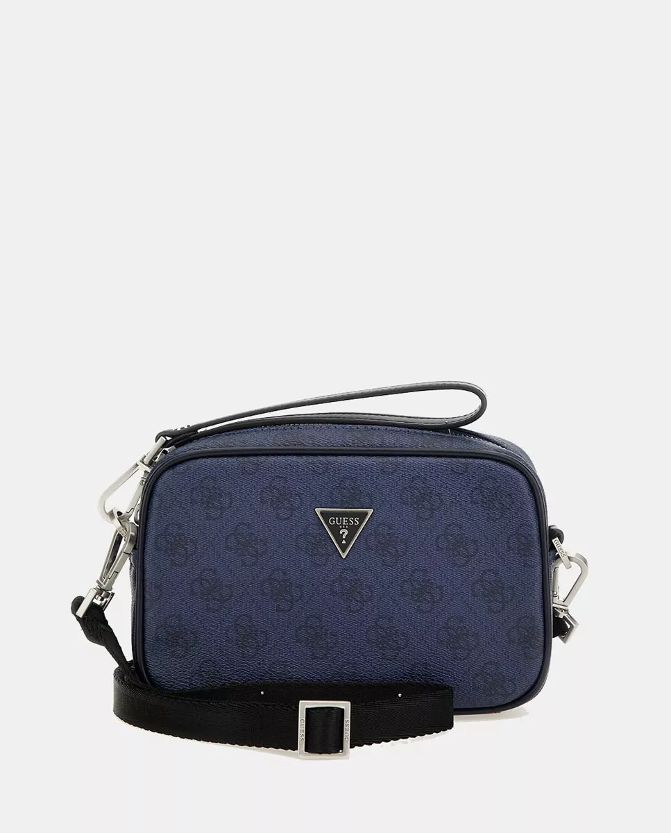 Guess - Neceser Pequeño En Azul Marino Con Asa Corta barato