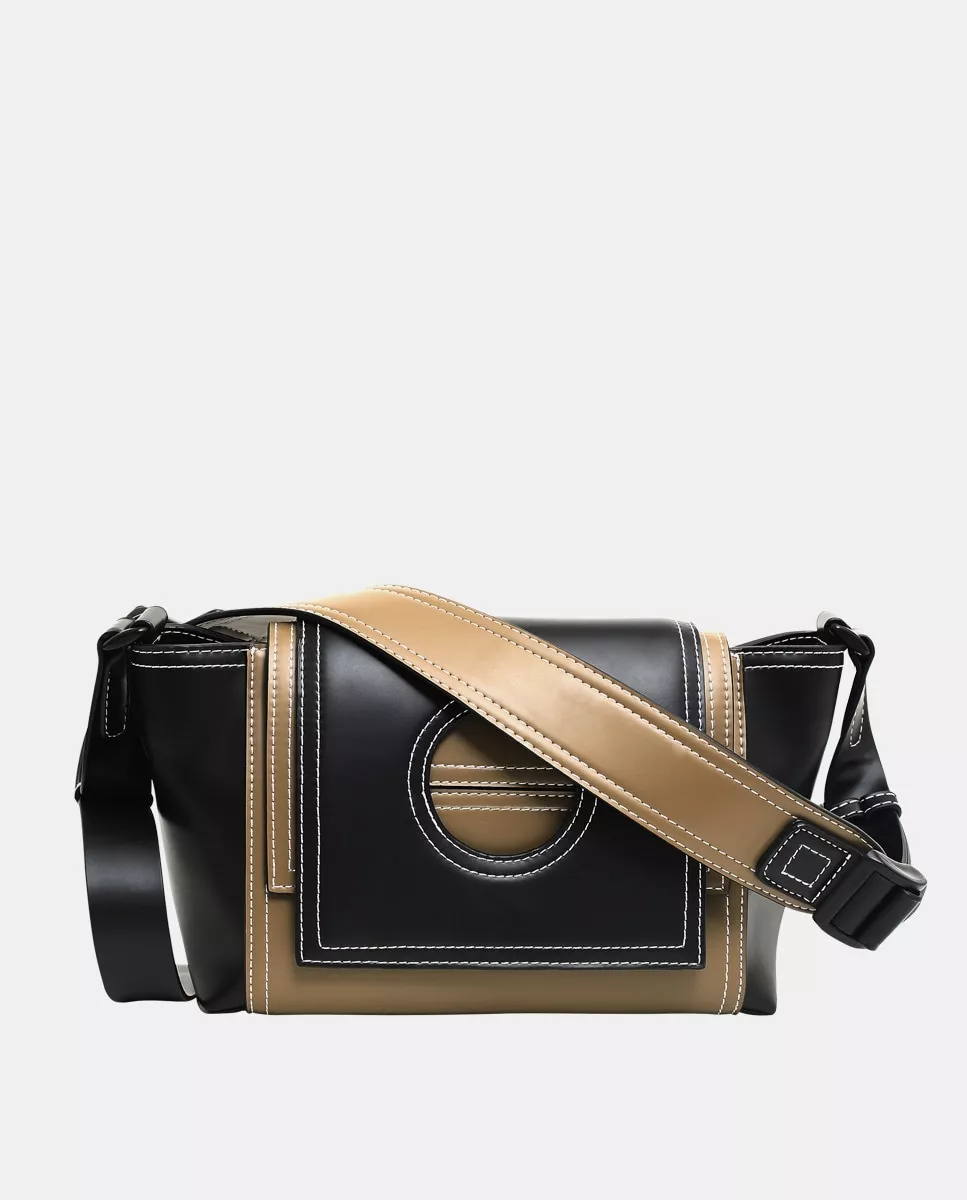 Hvisk - Bolso De Hombro Bicolor Convertible En Bandolera En Oferta Hvisk - Bolso De Hombro Bicolor Convertible En Bandolera Barato