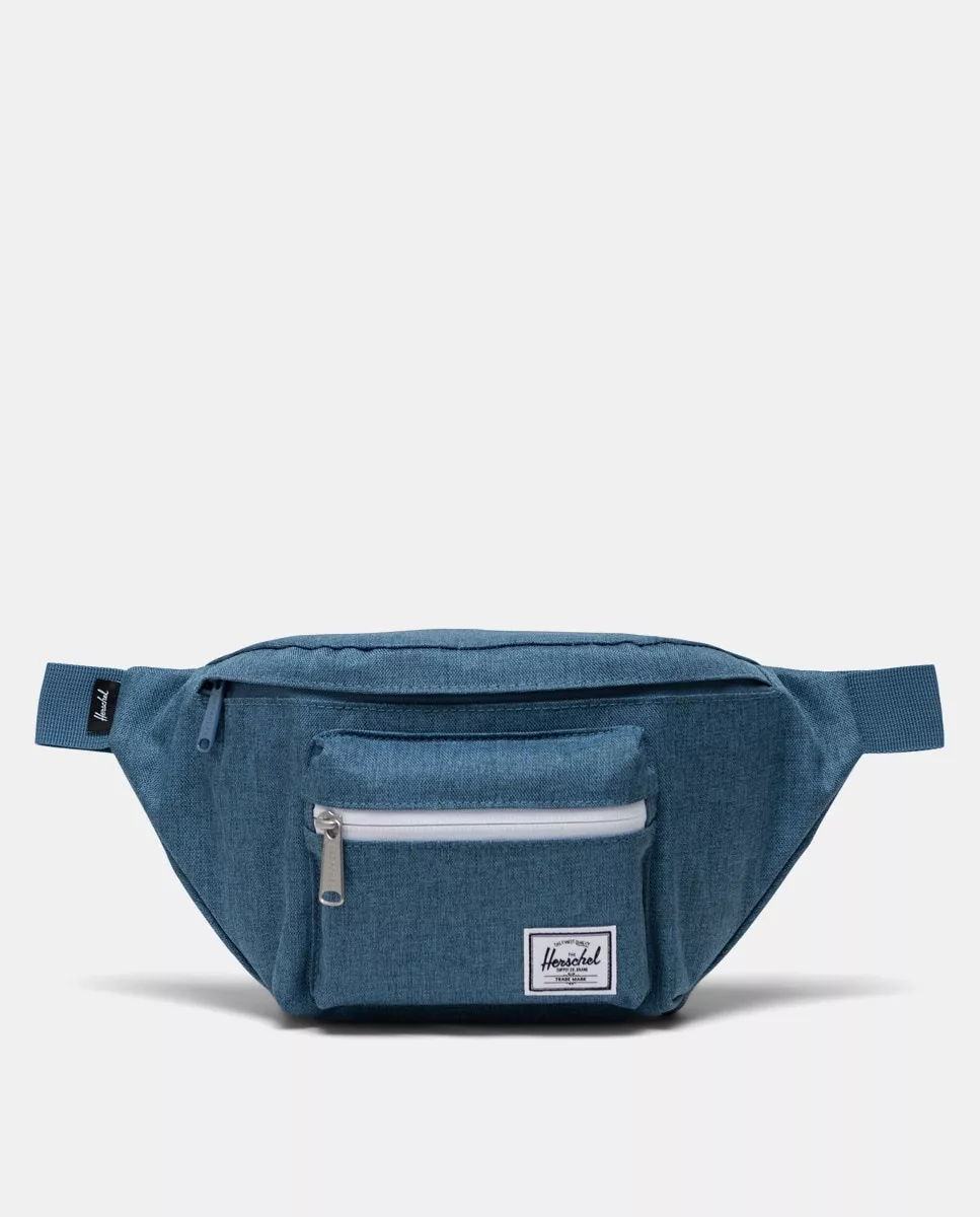 Herschel - Riñonera Mediana Seventeen En Azul Con Cremallera barato