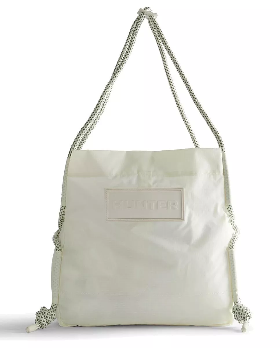 Hunter - Mochila Unisex Traveller Tote Con Cierre De Cordones En Blanco barato