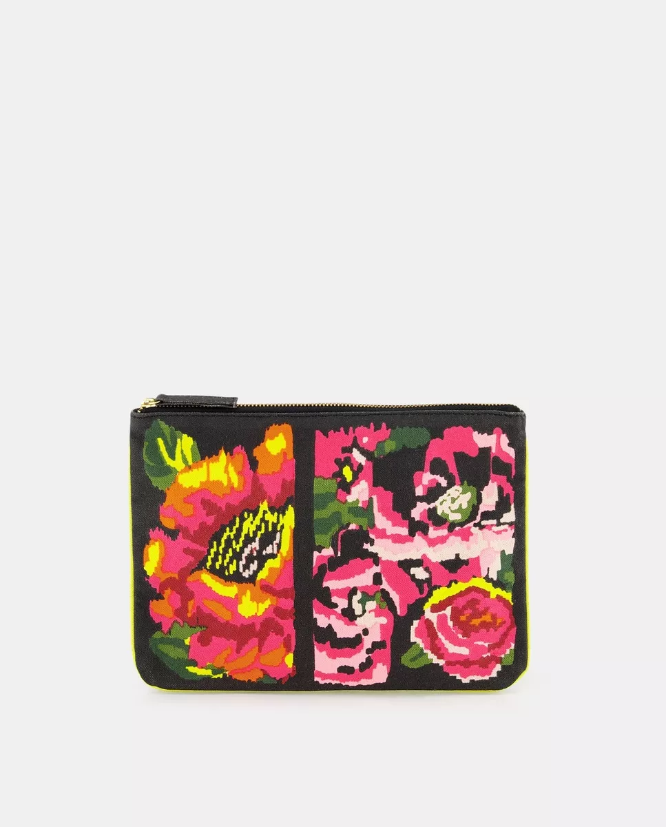 Inoui Editions - Pouch Con Estampado Floral Con Cremallera barato