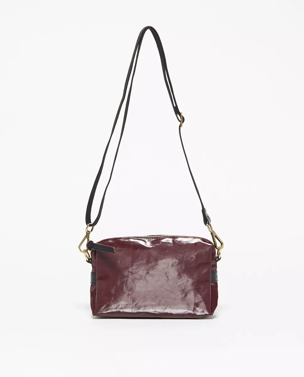Jack Gomme - Bandolera Mini En Burdeos Con Cremallera barato