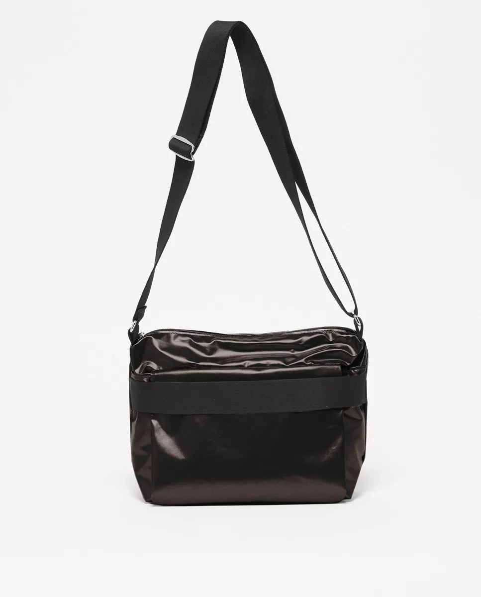 Jack Gomme - Bandolera Riga En Marrón Oscuro Con Cremallera En Oferta Jack Gomme - Bandolera Riga En Marrón Oscuro Con Cremallera Barato