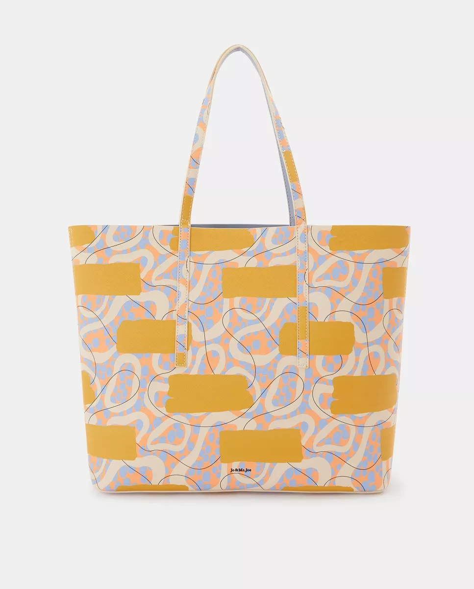 Jo &Amp; Mr. Joe - Bolso Shopper Con Print Abstracto Multicolor En Oferta Jo &Amp; Mr. Joe - Bolso Shopper Con Print Abstracto Multicolor Barato